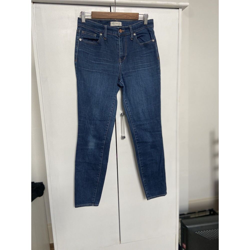 Madewell Jeans Women High Riser Skinny Stretch Denim Blue Size 29